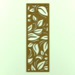 Elegant Leaf Pattern Laser Cut Panel for Modern Home Decor