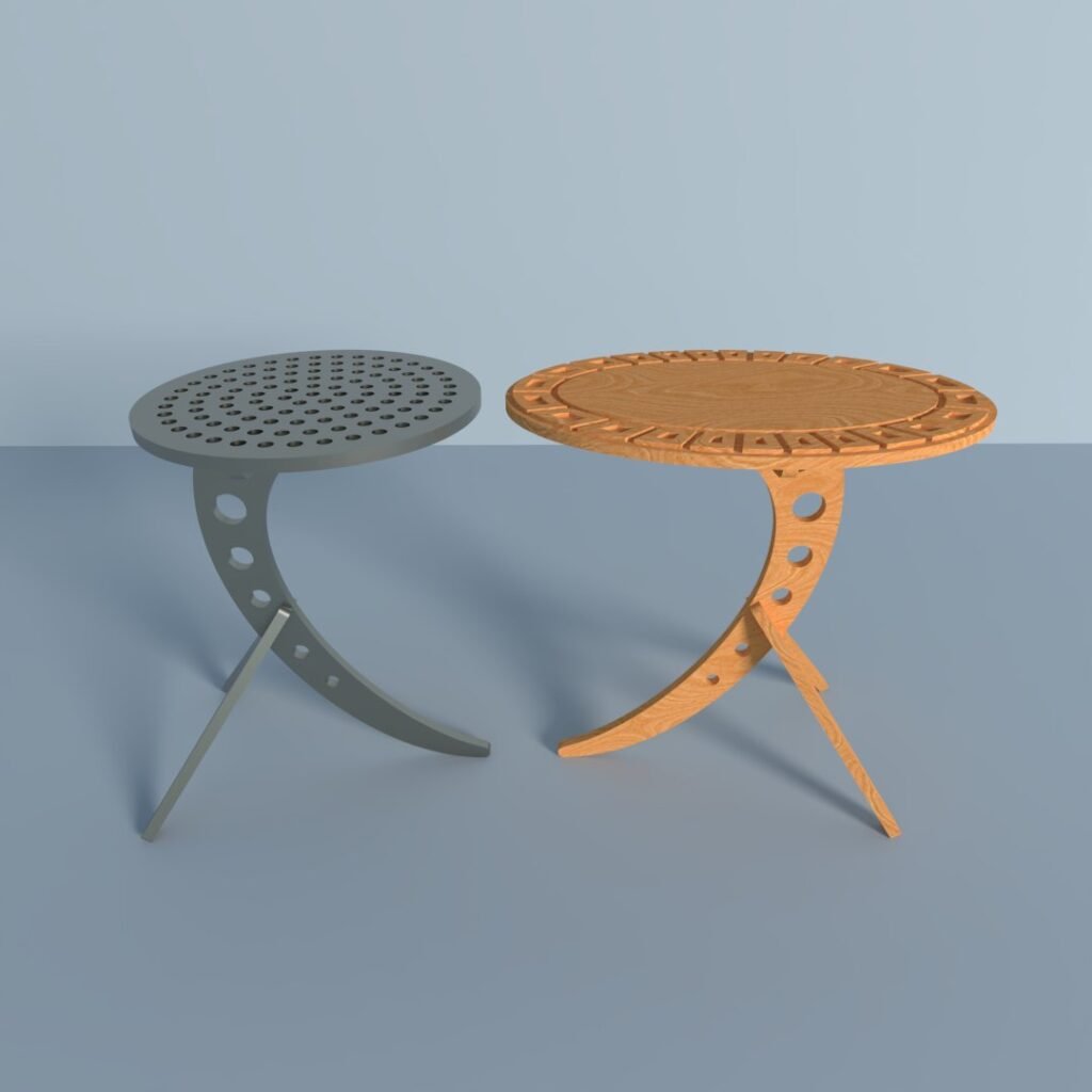 Modern Circular Side Tables-img-1