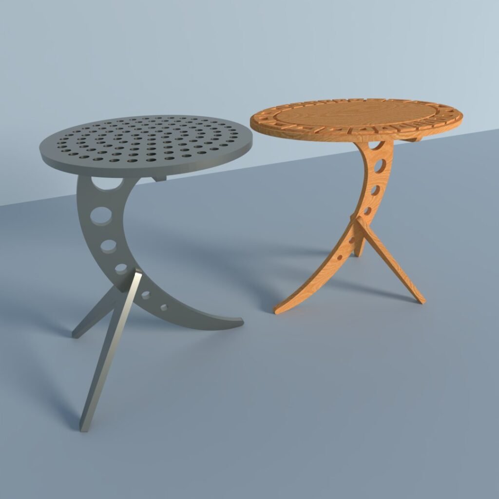 Modern Circular Side Tables-img-2