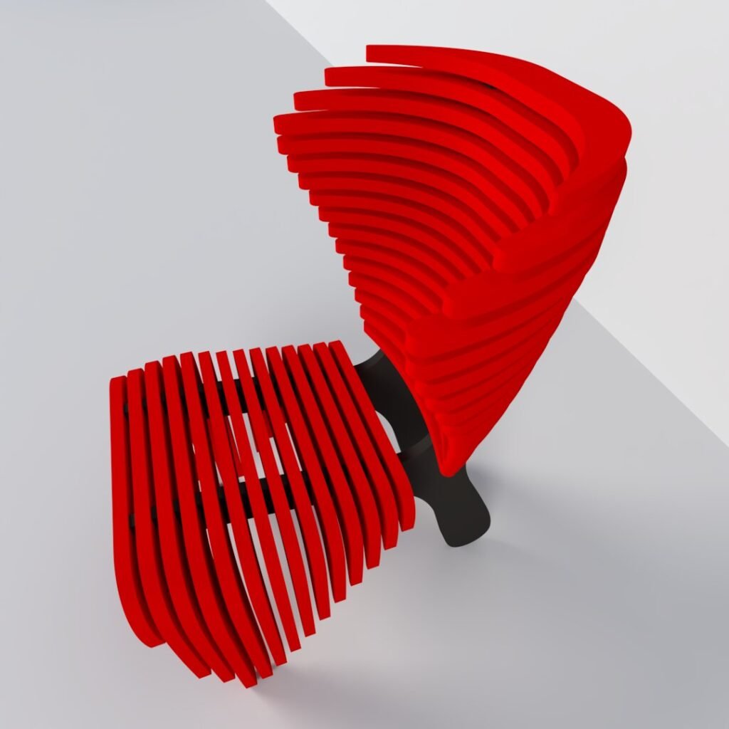 Parametric Chair Modern Furniture Design-img-2 Parametric Chair Modern Furniture Design-img-2