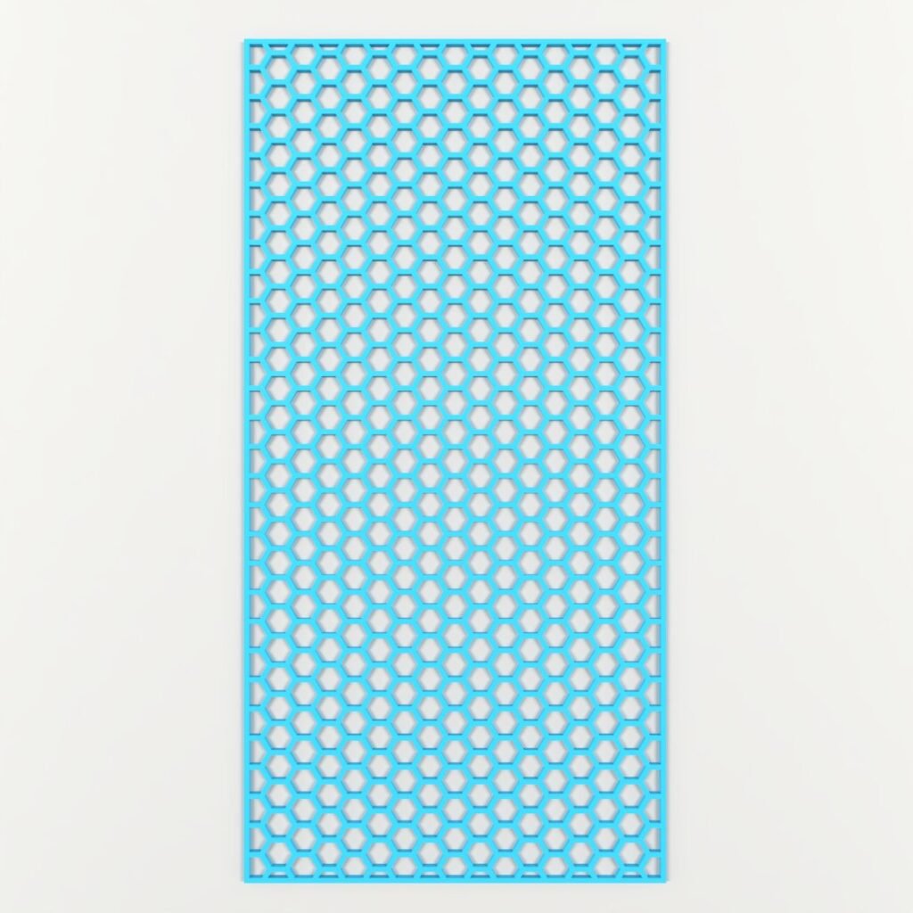 Premium Hexagonal Pattern CAD Design