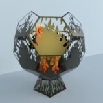 Revolutionary Hexagonal Fire Pit-img-1